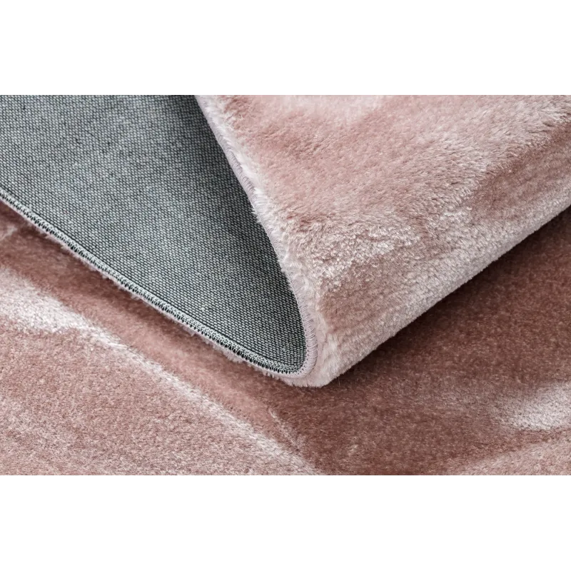 Teppich VISCO rosa 8 plüschig, KANINCHENFELLIMITAT