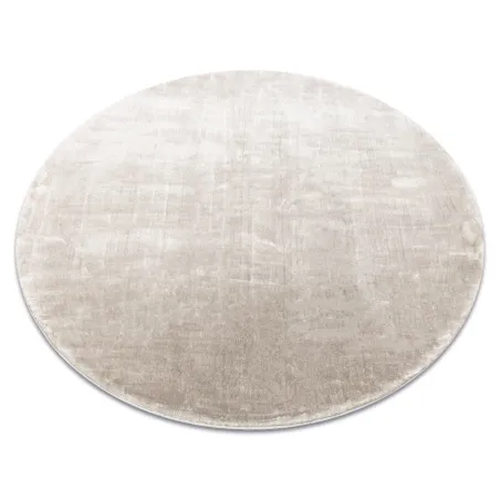 Teppich VISCO Kreis silber 3 flauschig, KANINCHENFELL-IMITATION