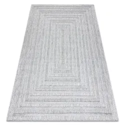 Teppich SANTO SISAL 0999 geometrisch grau