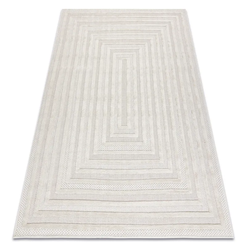 Sisal Teppich SANTO mit geometrischem Muster, perfekt für moderne Räume