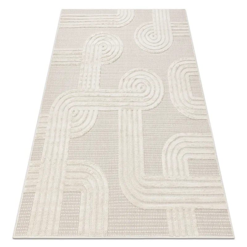Sisal Teppich SANTO in geometrischem Design, perfekt für stilvolle Räume