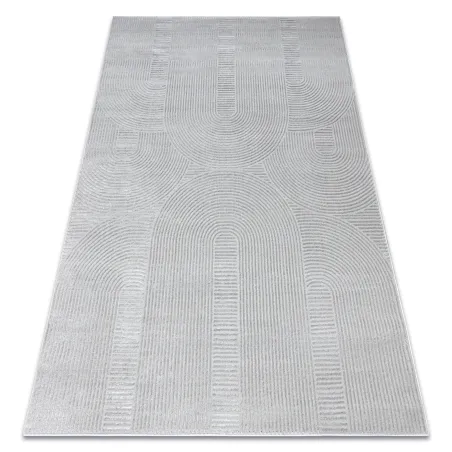 Teppich BALANCE 9086 grau - Geometrisch, strukturell, glamourös