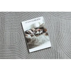 Teppich BALANCE 9086 grau - Geometrisch, strukturell, glamourös