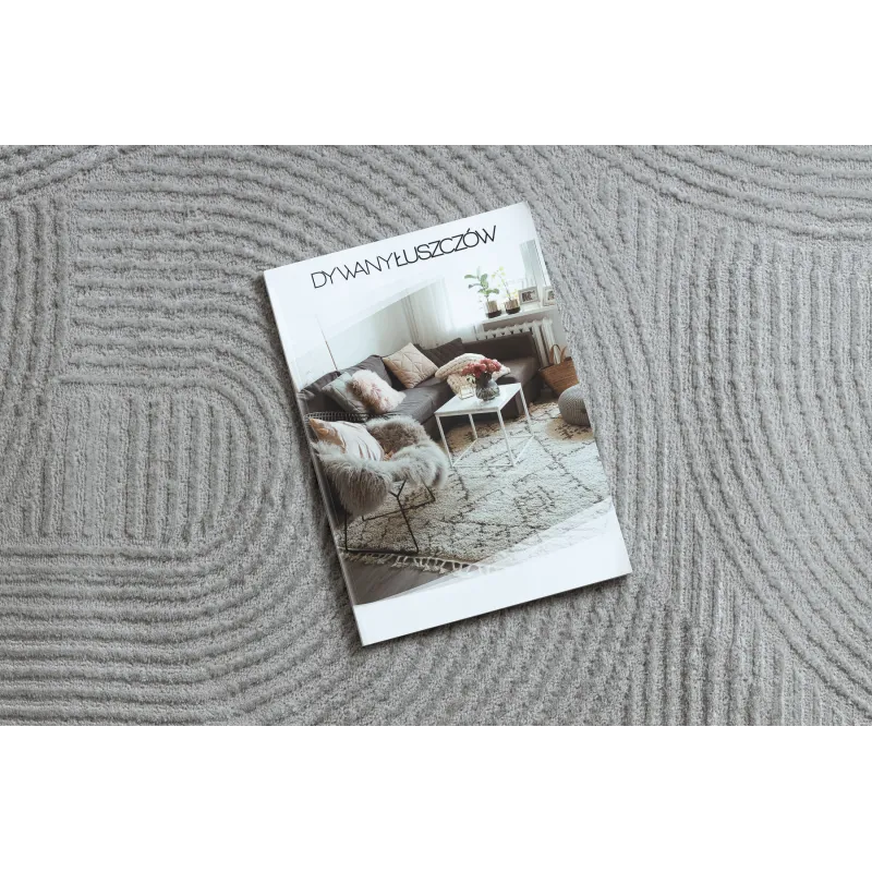 Teppich BALANCE 9086 grau - Geometrisch, strukturell, glamourös