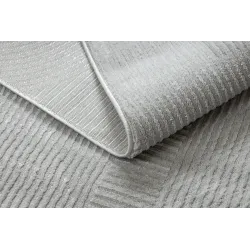 Teppich BALANCE 9086 grau - Geometrisch, strukturell, glamourös