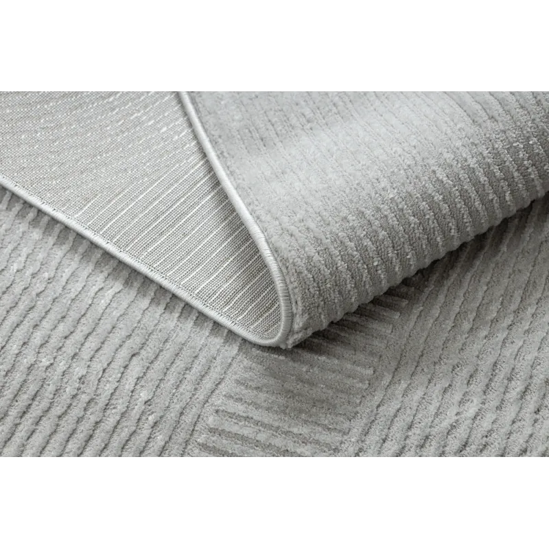 Teppich BALANCE 9086 grau - Geometrisch, strukturell, glamourös