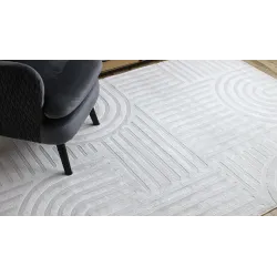 Teppich BALANCE 1918 creme - Geometrisch, strukturell, glamourös