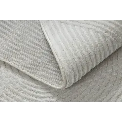 Teppich BALANCE 0194 creme - Geometrisch, strukturell, glamourös