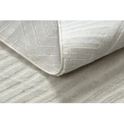 Teppich BALANCE 1503 creme - Geometrisch, strukturell, glamourös