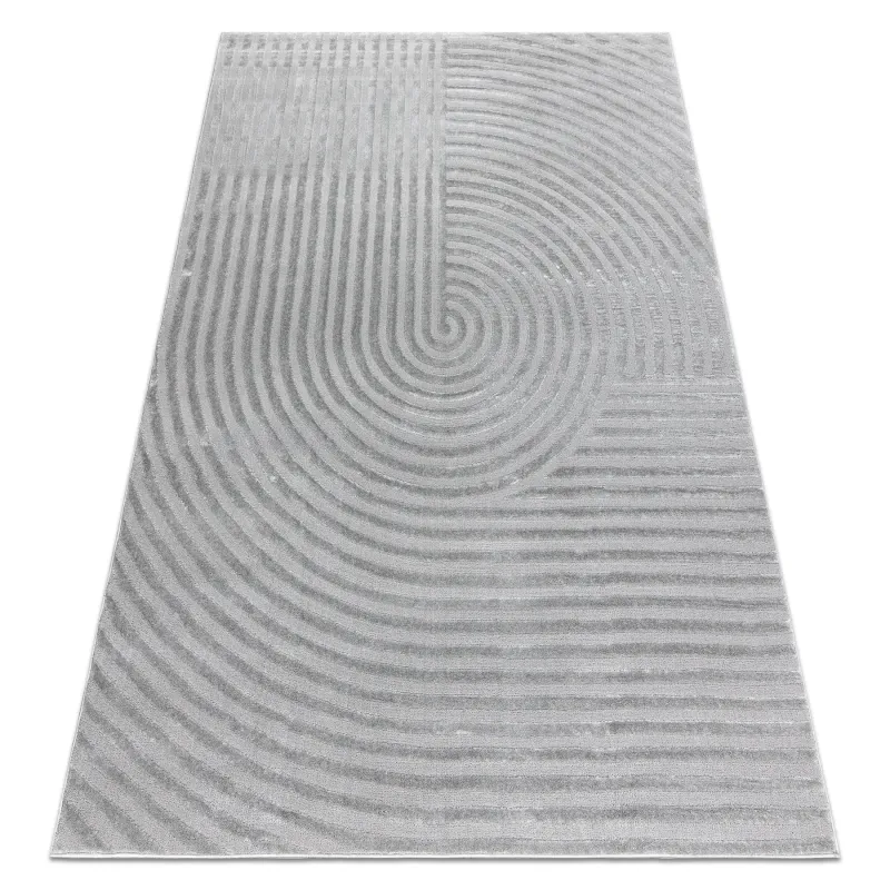 Teppich BALANCE 1921 grau - Geometrisch, strukturell, Glamour