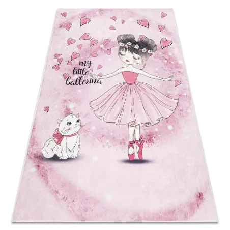 Waschteppich BAMBINO 2185 rosa, rutschfest für Kinder, 2. Wahl