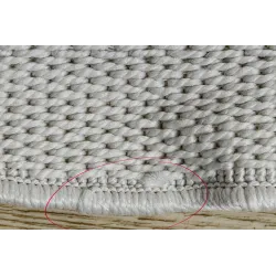 TIMO 5979 Sisal Teppich in Weiß, perfekt für Garten und Terrasse