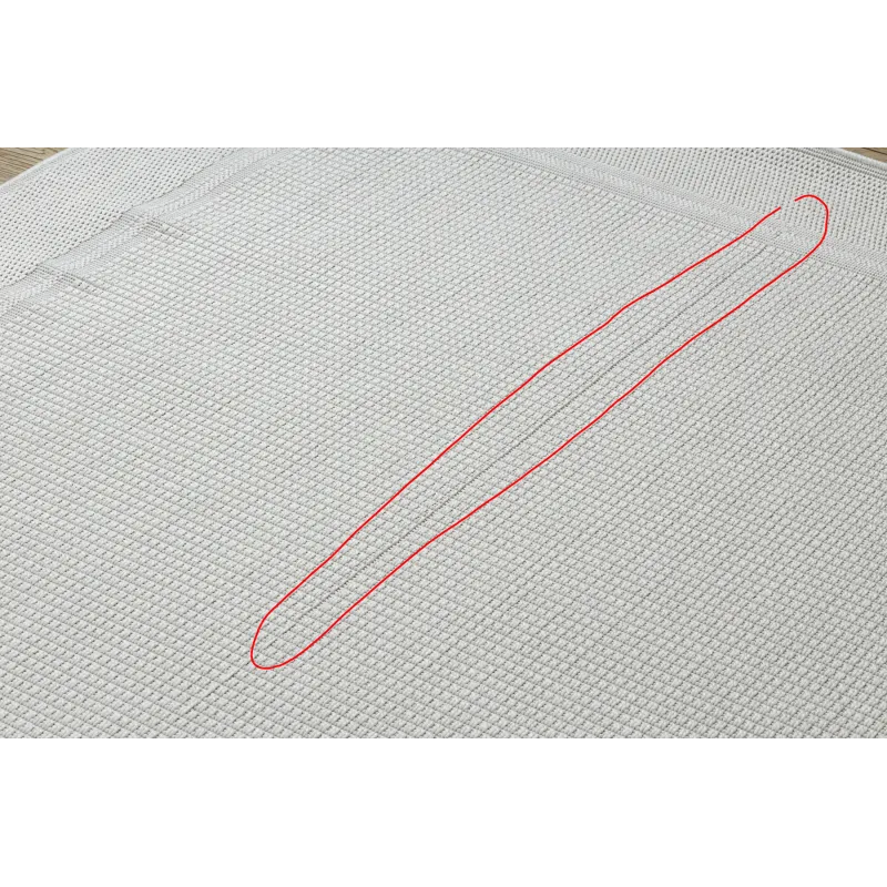 Sisal Teppich TIMO 5979 in hellem Design für den Außenbereich