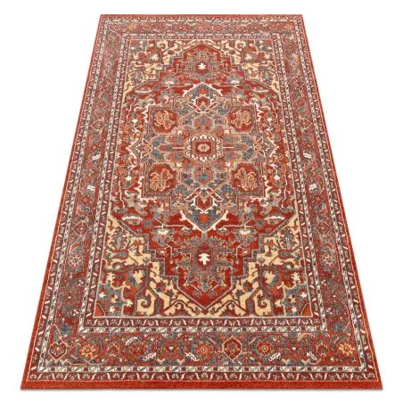 Teppich LEGEND 468 10 GB300 Wollenteppich OSTA - Ornament, Rahmen exklusiv rot / beige