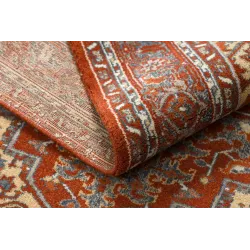 Teppich LEGEND 468 10 GB300 Wollenteppich OSTA - Ornament, Rahmen exklusiv rot / beige