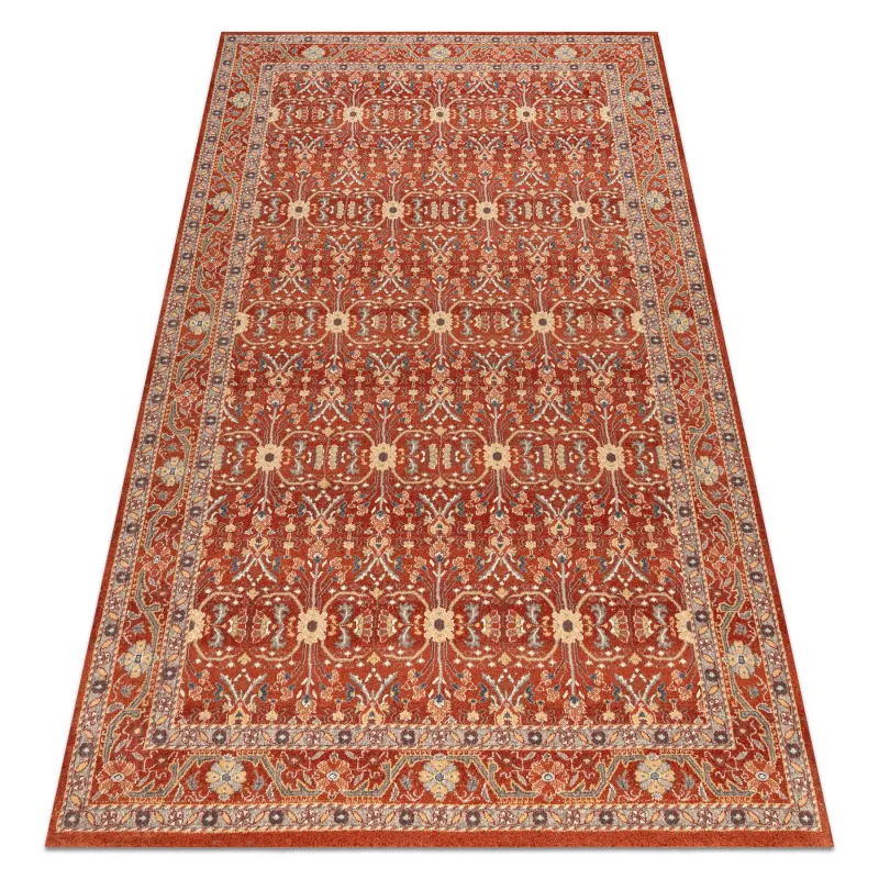 Teppich LEGEND 468 12 GB300 Wollenteppich OSTA - Ornament, Rahmen exklusiv rot / beige