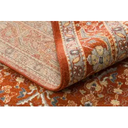 Teppich LEGEND 468 12 GB300 Wollenteppich OSTA - Ornament, Rahmen exklusiv rot / beige