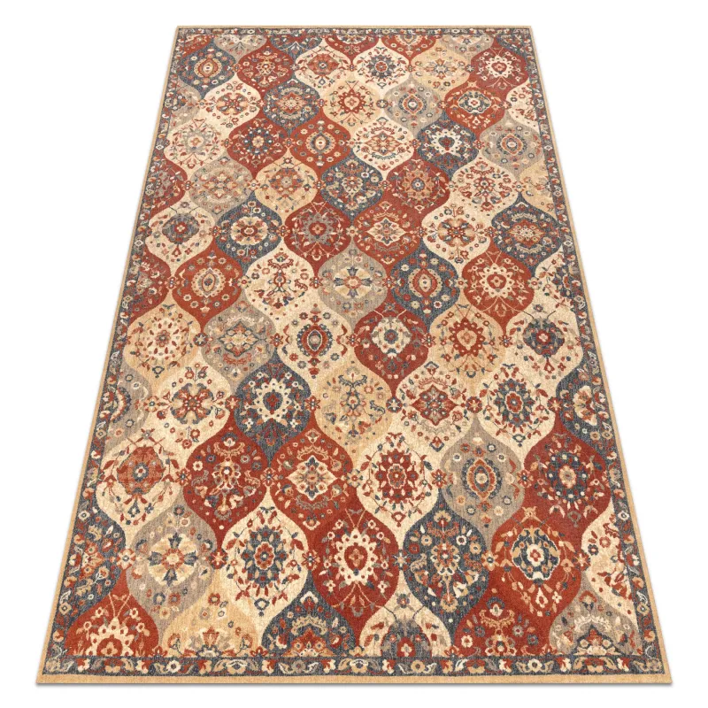 Teppich LEGEND 468 05 GB990 Wollzimmer OSTA - Orientalisch, exklusiv beige / rot