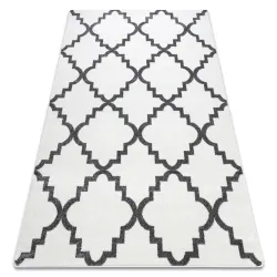 Teppich SKETCH - creme/grau trellis - ZWEITKLASSIGES PRODUKT