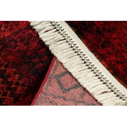 Teppich ORIENT 4722 bordeaux / schwarz Orientalisch mit Fransen