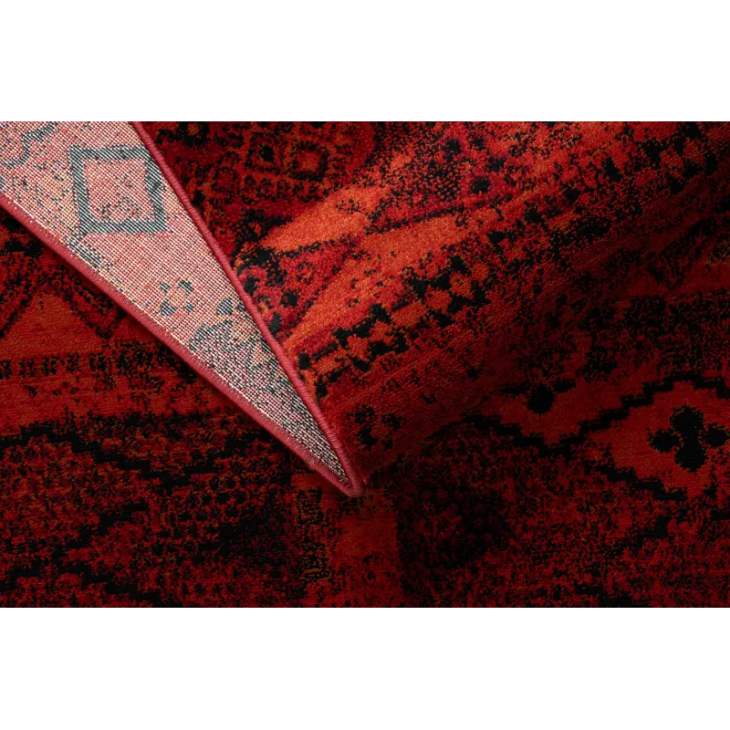 Teppich ORIENT 4722 bordeaux / schwarz Orientalisch mit Fransen
