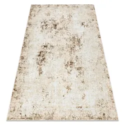 Teppich ALLURE Abstraktion - Strukturell, stilvoll, Glamour Creme / Beige