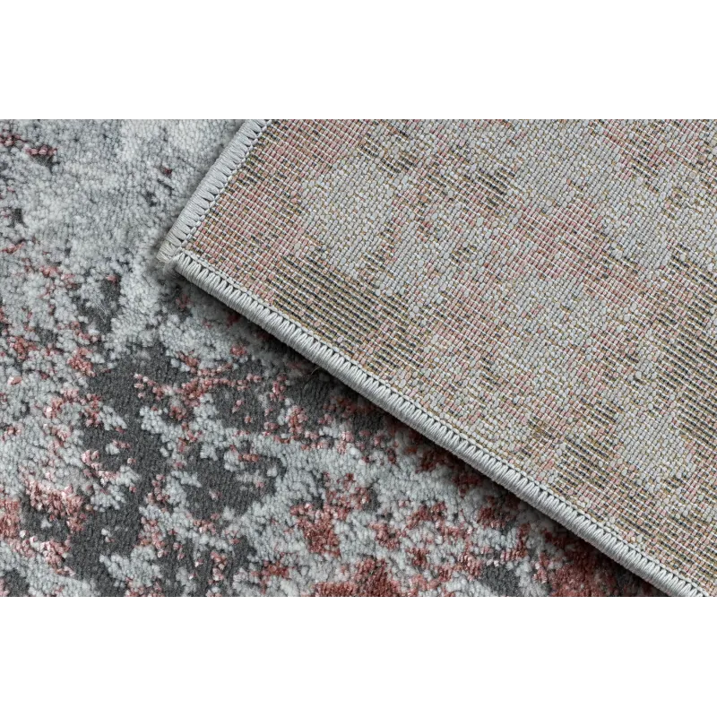 Teppich ALLURE 1959 Abstraktion - Strukturiert, stilvoll, glamourös weiß / rosa