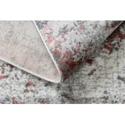 Teppich ALLURE 1959 Abstraktion - Strukturiert, stilvoll, glamourös weiß / rosa