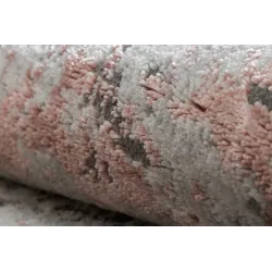 Teppich ALLURE 1959 Abstraktion - Strukturiert, stilvoll, glamourös weiß / rosa