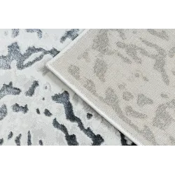 Teppich ALLURE 1961 Ornament, Rahmen - Strukturell, stilvoll, glamourös weiß / grau