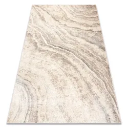 Teppich FUSION creme / beige - Dünen, Sand, modern, abstrakt