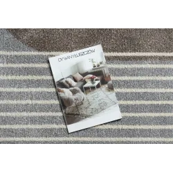 Teppich FUSION 0810 beige / braun - Geometrisch, modern, abstrakt