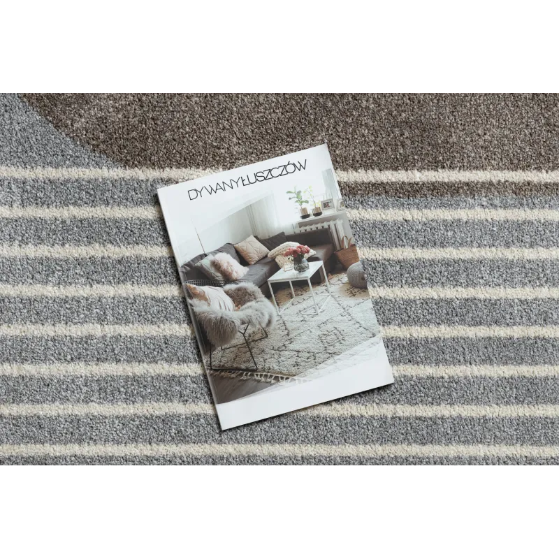 Teppich FUSION 0810 beige / braun - Geometrisch, modern, abstrakt