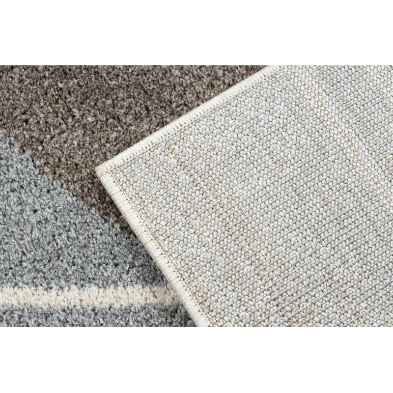 Teppich FUSION 0810 beige / braun - Geometrisch, modern, abstrakt