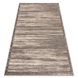 Teppich FUSION beige / braun - Melange, modern, abstrakt