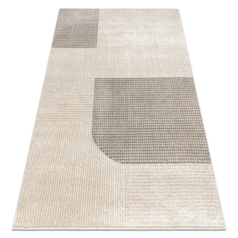 Teppich FUSION 0805 creme/beige - Geometrisch, modern, abstrakt