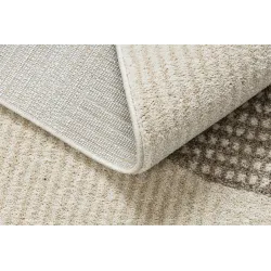 Teppich FUSION 0805 creme/beige - Geometrisch, modern, abstrakt
