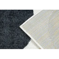 Teppich FUSION 0213 weiß / gelb - Geometrisch, modern, abstrakt