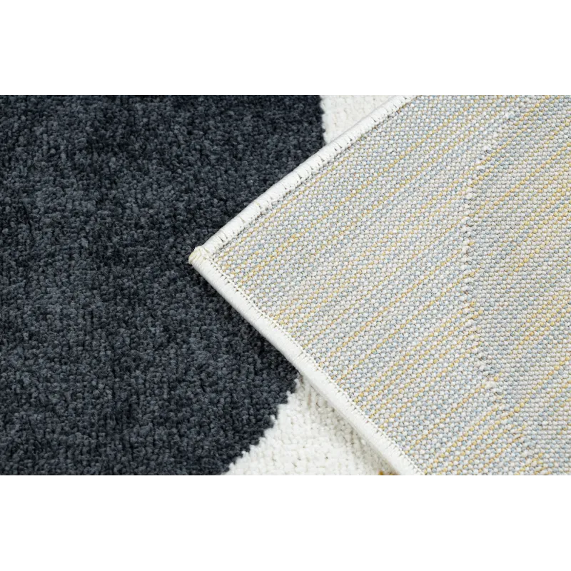 Teppich FUSION 0213 weiß / gelb - Geometrisch, modern, abstrakt