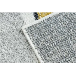 Teppich FUSION 5868 weiß / gelb - Linien, modern, abstrakt