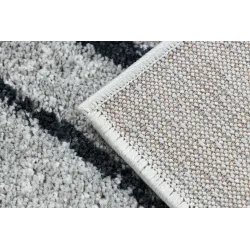 Teppich FUSION 5868 weiß / dunkles Rosa - Linien, modern, abstrakt