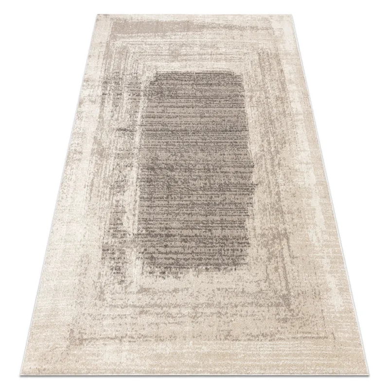 Teppich FUSION 8256 creme / beige - Rahmen, Vintage, modern, abstrakt