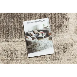 Teppich FUSION 8256 creme / beige - Rahmen, Vintage, modern, abstrakt