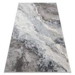 Teppich FUSION hellgrau / dunkelgrau - Marmor, modern, abstrakt