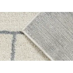 Teppich FUSION 0806 creme / hellgrau - Geometrisch, modern, abstrakt