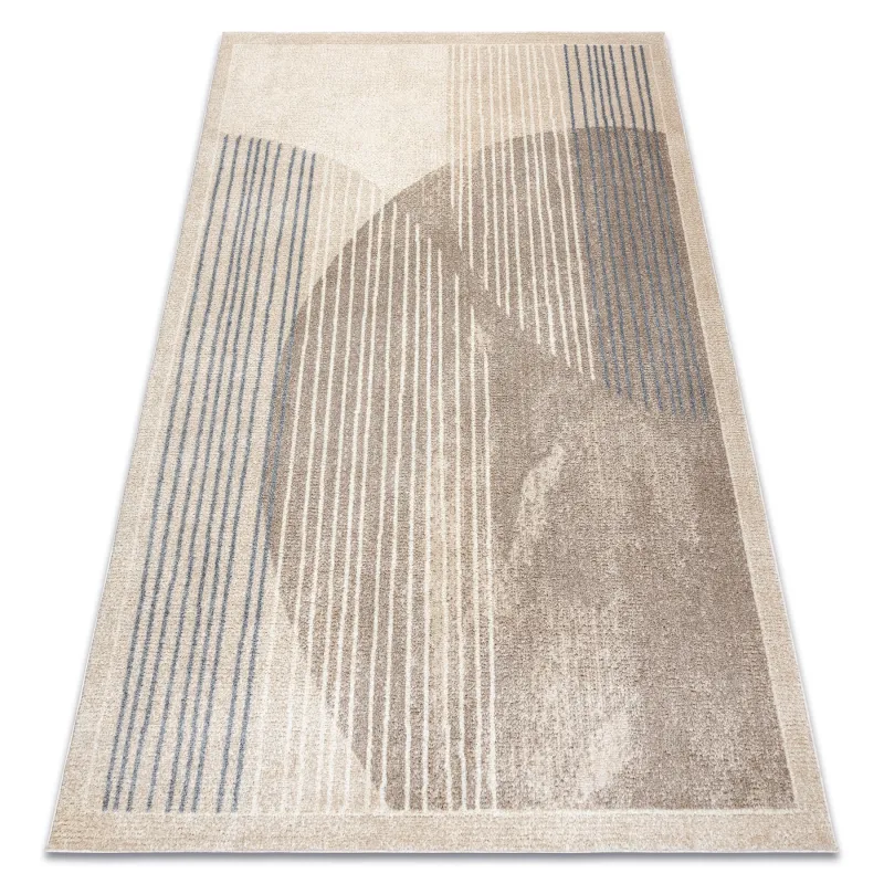Teppich FUSION 0815 creme / beige - Geometrisch, modern, abstrakt