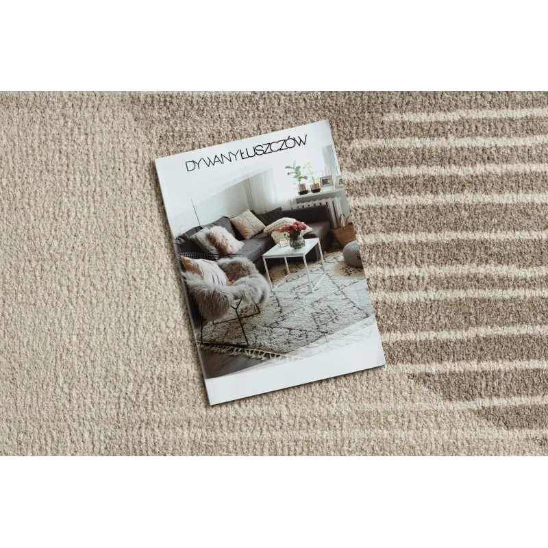 Teppich FUSION 0815 creme / beige - Geometrisch, modern, abstrakt