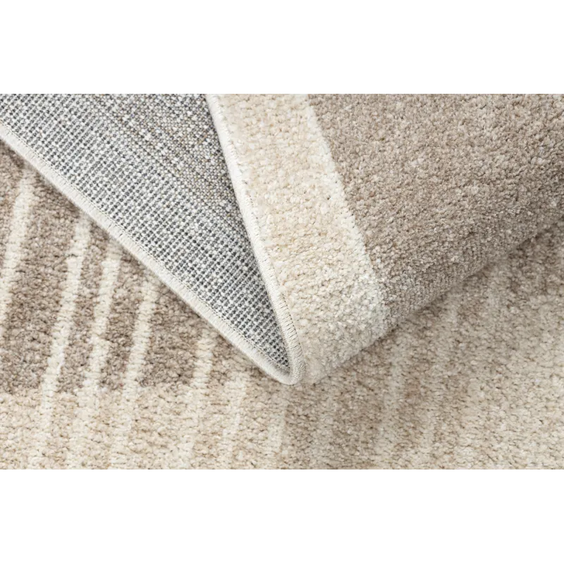 Teppich FUSION 0815 creme / beige - Geometrisch, modern, abstrakt