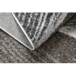 Teppich FUSION 8912 dunkelgrau - Federn, modern, abstrakt