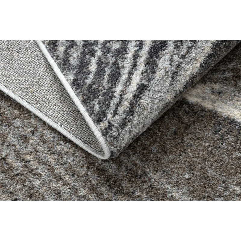 Teppich FUSION 8912 dunkelgrau - Federn, modern, abstrakt
